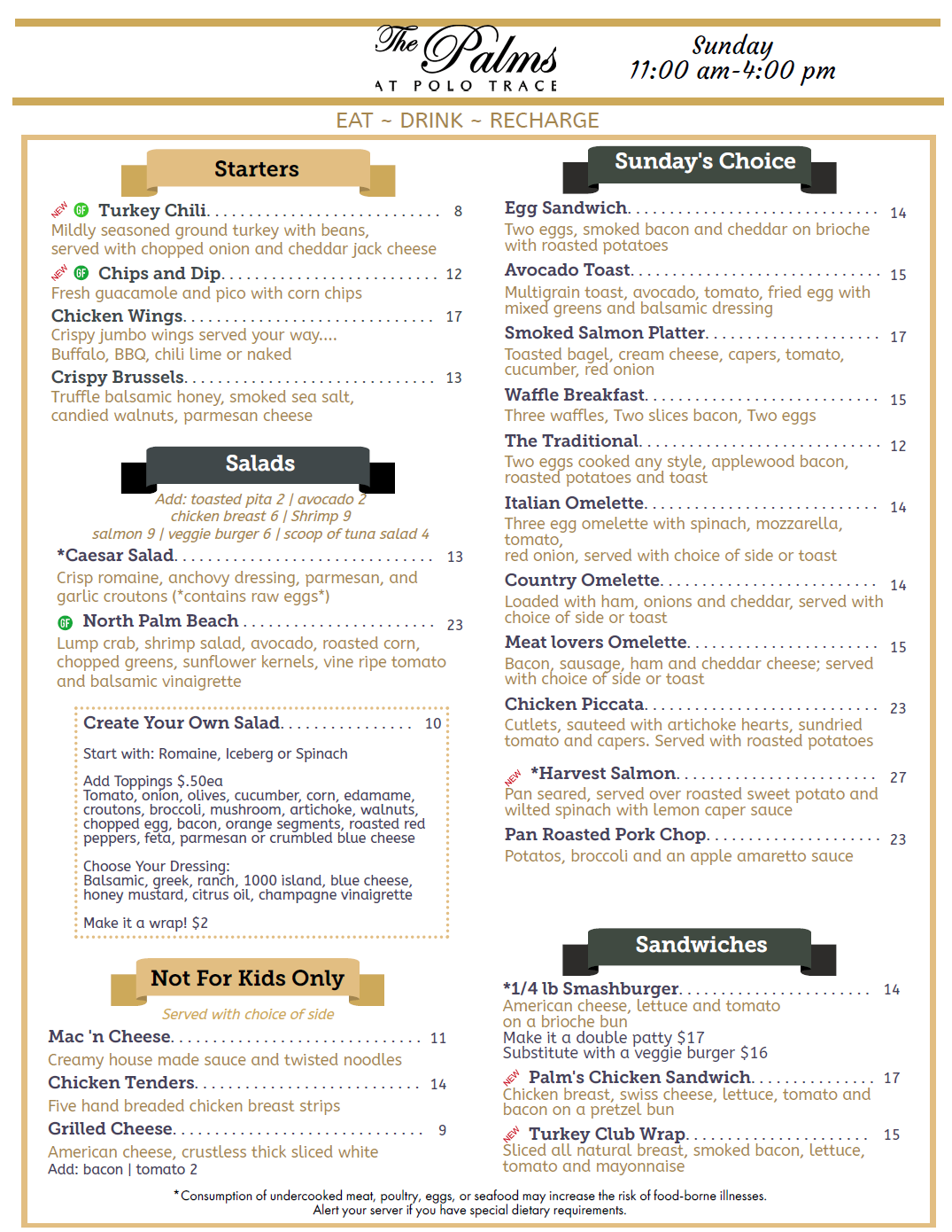 PT Sunday Menu PNG May 2025